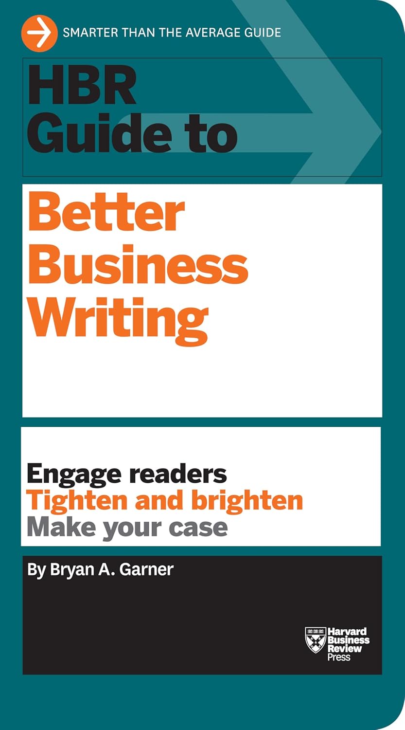 HBR Guide to Better Business Writing series cover